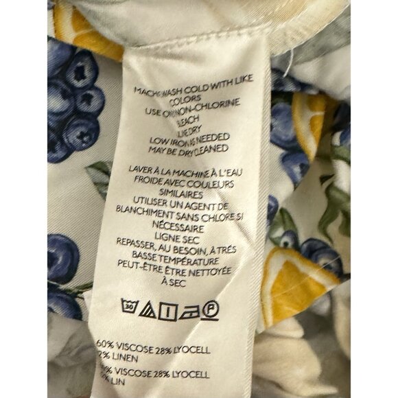 NWT Size XL - Anthropologie lemon Ruched Peplum Blouse (NWT US$ 118) - Picture 11 of 16